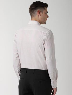 pink self design formal shirt - 16496318 - Standard Image - 3