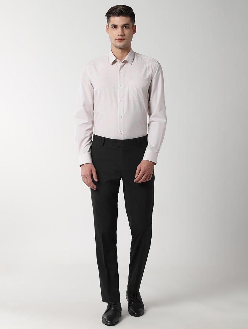 pink self design formal shirt - 16496318 - Zoom Image - 4