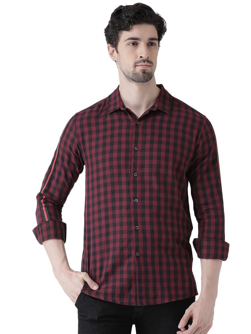 red checkered casual shirt - 16496525 - Zoom Image - 1