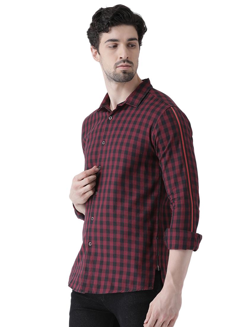 red checkered casual shirt - 16496525 - Zoom Image - 2