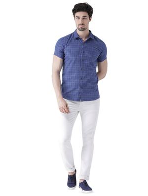 blue checkered casual shirt - 16496529 - Standard Image - 4