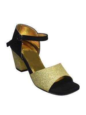 gold closed back sandals - 16496714 - Standard Image - 2