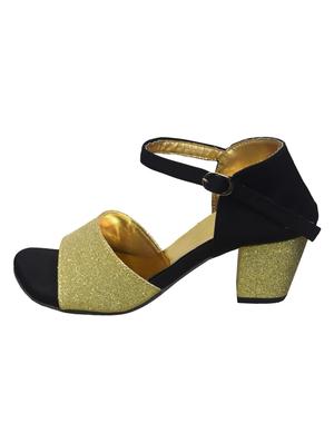 gold closed back sandals - 16496714 - Standard Image - 3