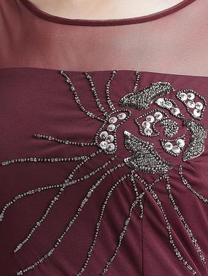 boat neck embellished bodycon dress - 16496880 - Standard Image - 5