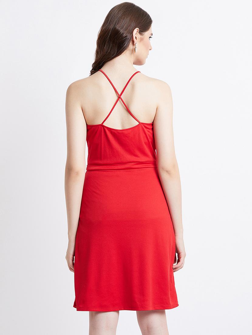 halter neck embellished detail a-line dress - 16496888 - Zoom Image - 3