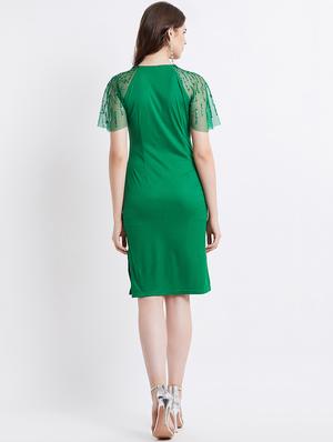 embellished raglan sleeved sheath dress - 16496893 - Standard Image - 3