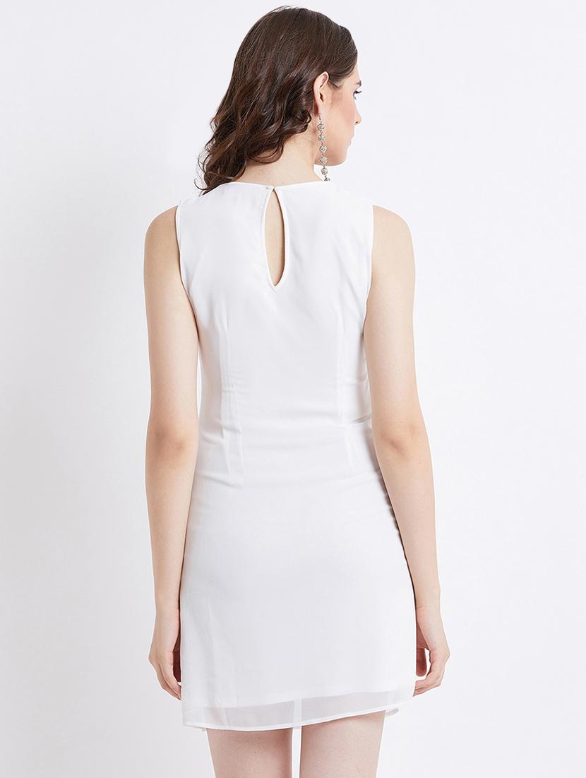 embellished detail bodycon dress - 16496902 - Zoom Image - 3