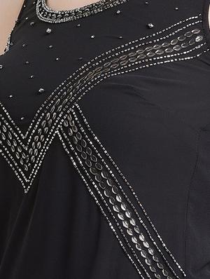 scoop neck embellished detail sheath dress - 16496909 - Standard Image - 5
