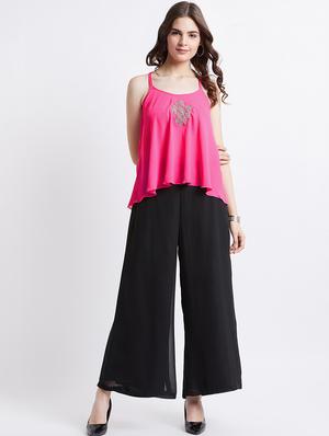 embellished detail ruffled top - 16496913 - Standard Image - 5