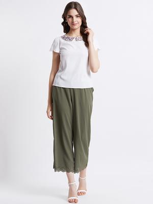 embellished peter pan collar top - 16496917 - Standard Image - 4
