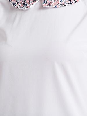 embellished peter pan collar top - 16496917 - Standard Image - 5
