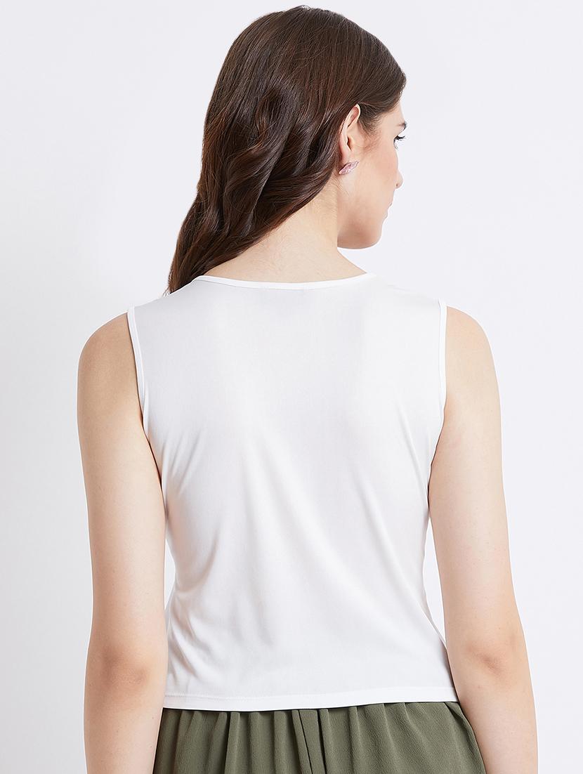 embellished detail crop top - 16496918 - Zoom Image - 3