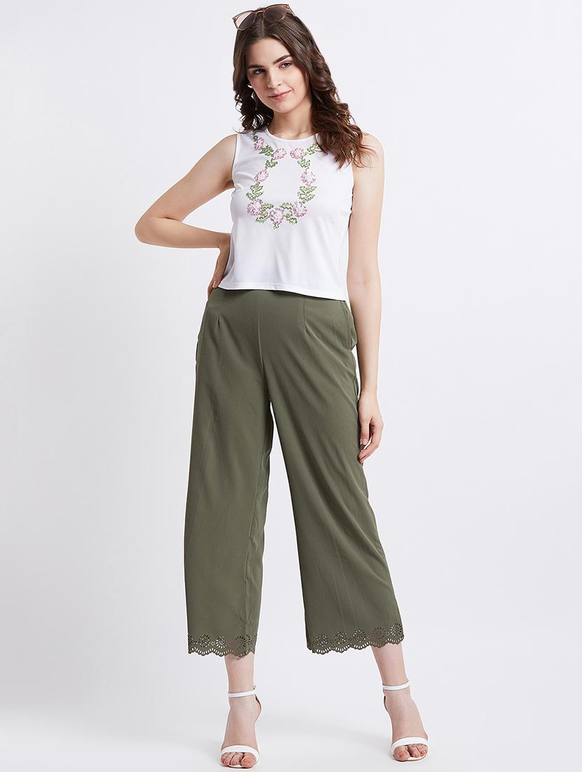 embellished detail crop top - 16496918 - Zoom Image - 4