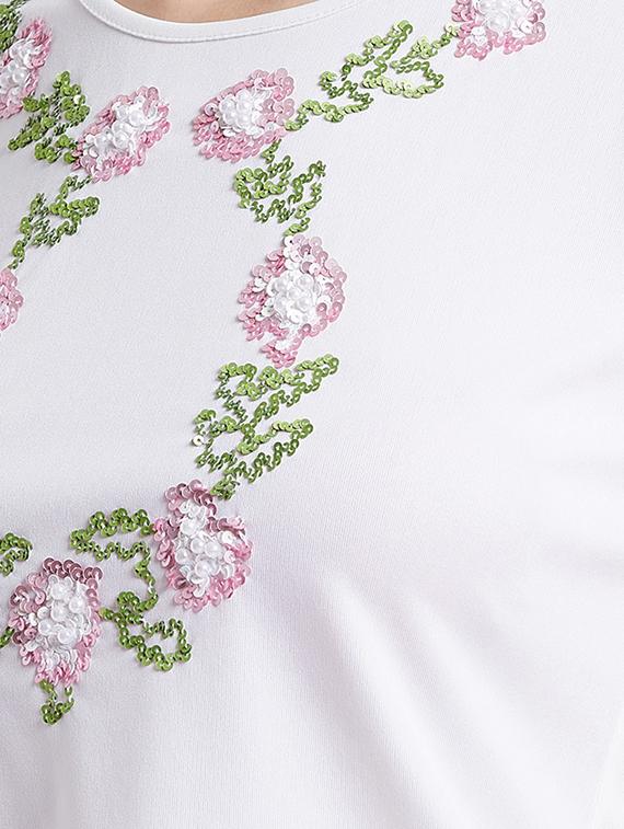embellished detail crop top - 16496918 - Zoom Image - 5