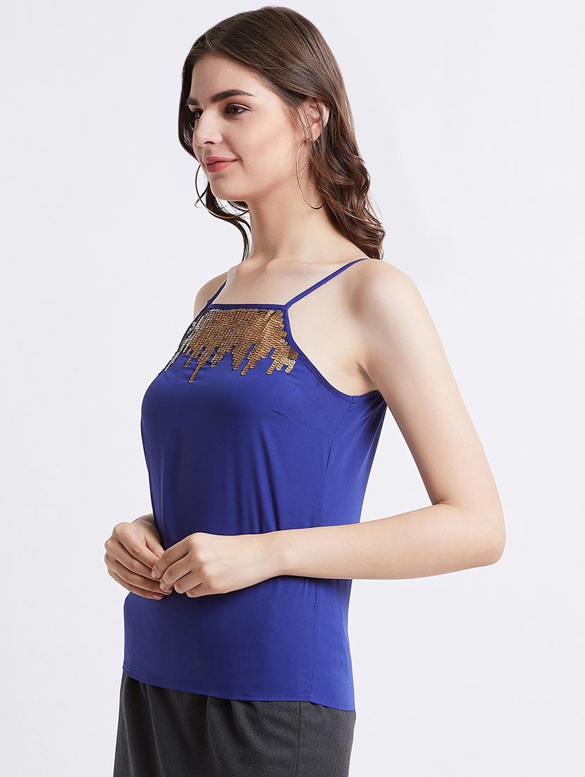 sequin embellished cami top - 16496921 - Zoom Image - 3