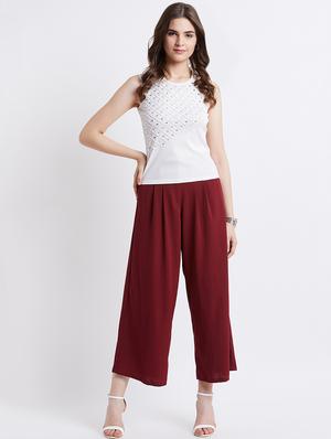 round neck embellished crop top - 16496926 - Standard Image - 5