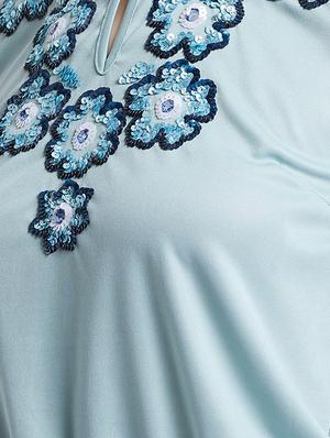 cold shoulder embellished crop top - 16496933 - Standard Image - 5