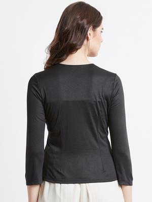 embellished detail solid top - 16496935 - Standard Image - 3