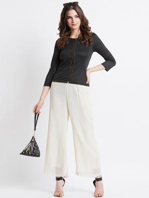 embellished detail solid top - 16496935 - Standard Image - 4