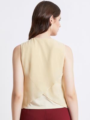 embellished neck solid top - 16496948 - Standard Image - 3