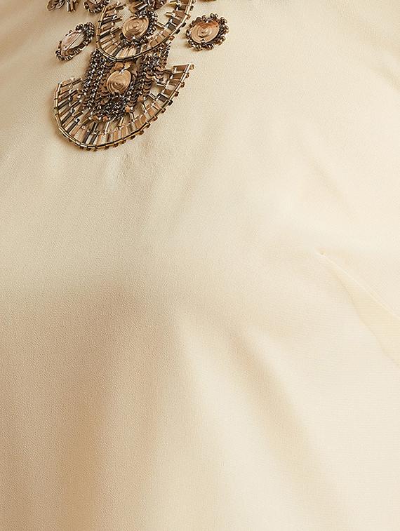 embellished neck solid top - 16496948 - Zoom Image - 5