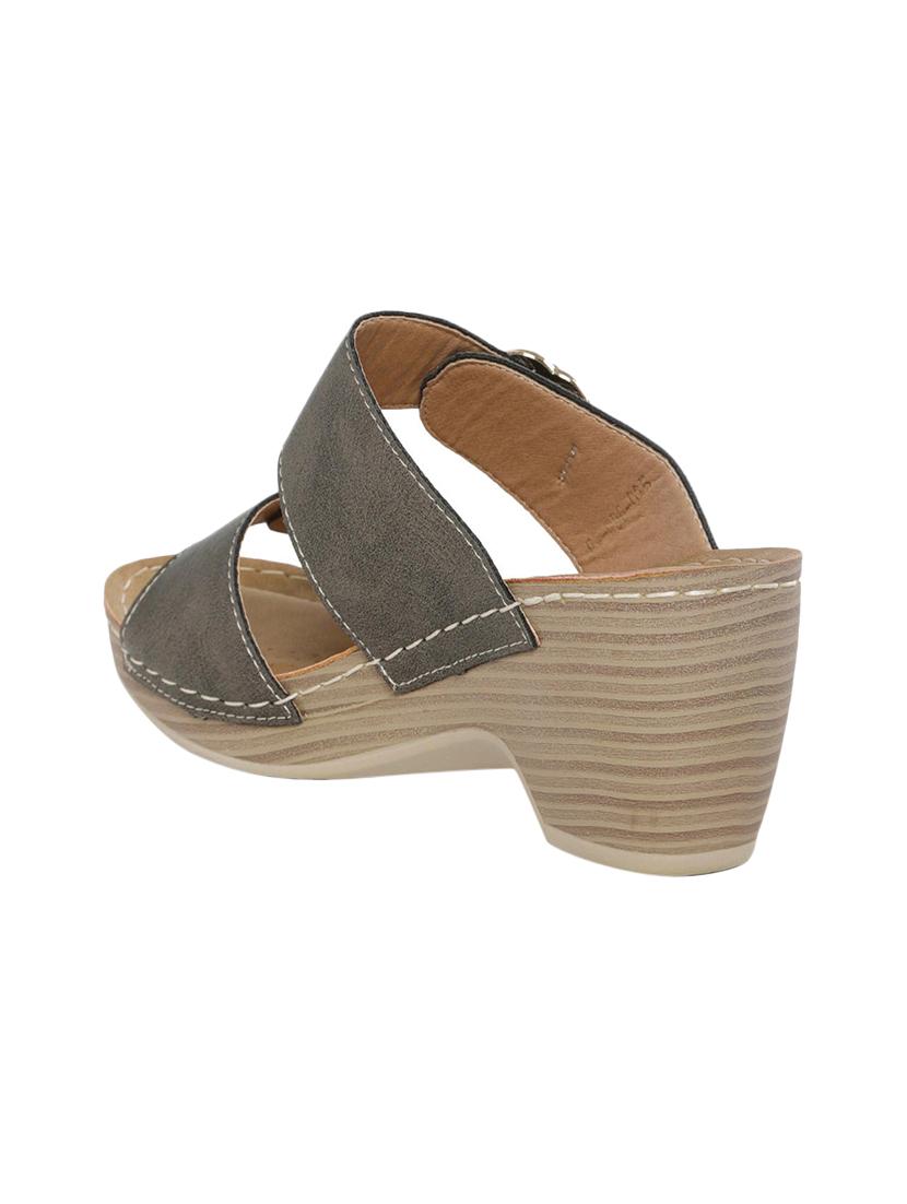 grey slip on wedges - 16497844 - Zoom Image - 3
