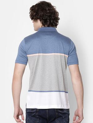 blue collared pocket t-shirt - 16497893 - Standard Image - 3