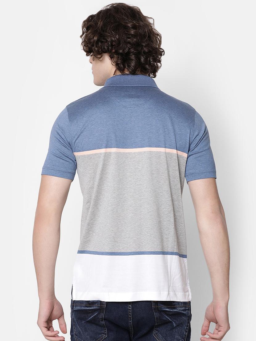 blue collared pocket t-shirt - 16497893 - Zoom Image - 3