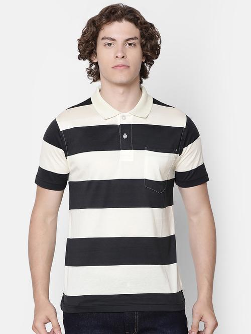 black striped pocket t-shirt - 16497895 - Standard Image - 1