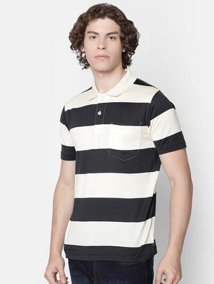 black striped pocket t-shirt - 16497895 - Standard Image - 2