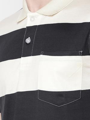 black striped pocket t-shirt - 16497895 - Standard Image - 5