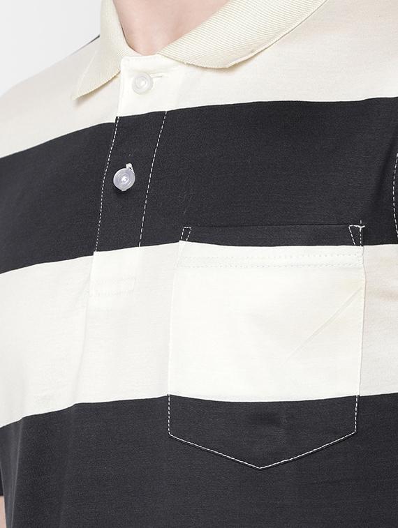 black striped pocket t-shirt - 16497895 - Zoom Image - 5
