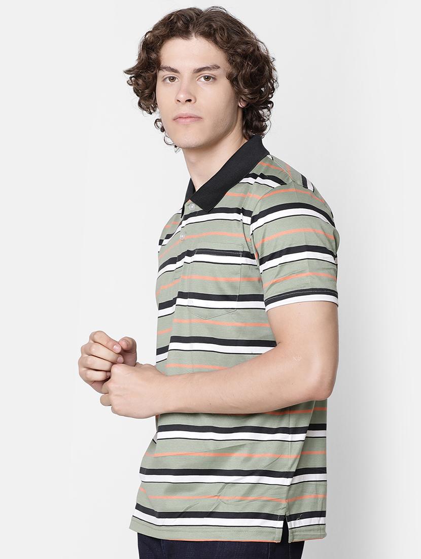 green striped pocket t-shirt - 16497900 - Zoom Image - 2