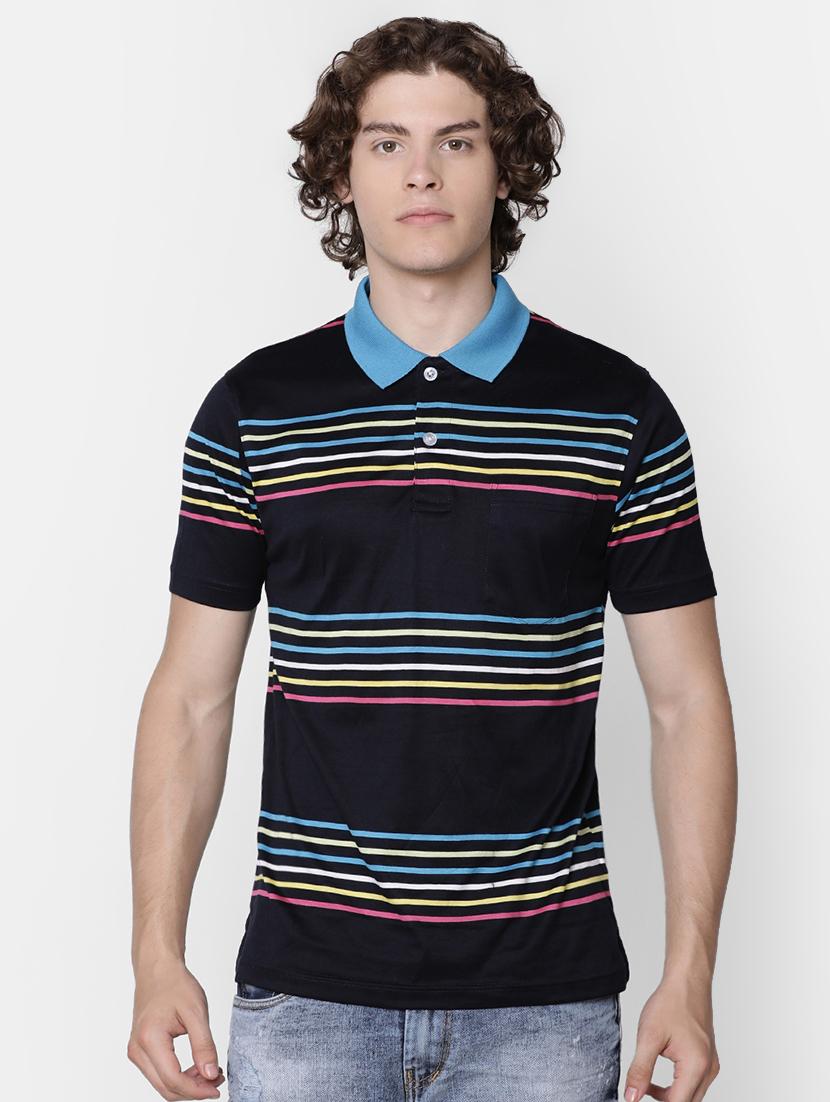 black striped pocket t-shirt - 16497911 - Zoom Image - 1
