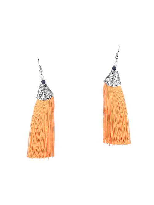 orange metal drop earring - 16498047 - Very Small Image - 1
