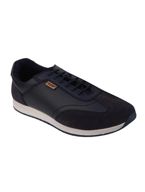 lawman pg3 blue leatherette lace up shoes - 16498631 - Standard Image - 1