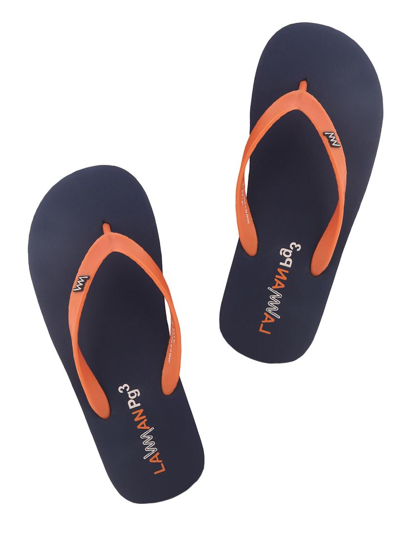 lawman pg3 blue rubber toe separator flip flops - 16498663 - Zoom Image - 1