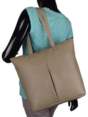green leatherette (pu) regular handbag - 16498672 - Standard Image - 5