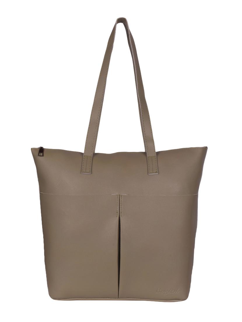 green leatherette (pu) regular handbag - 16498672 - Zoom Image - 1