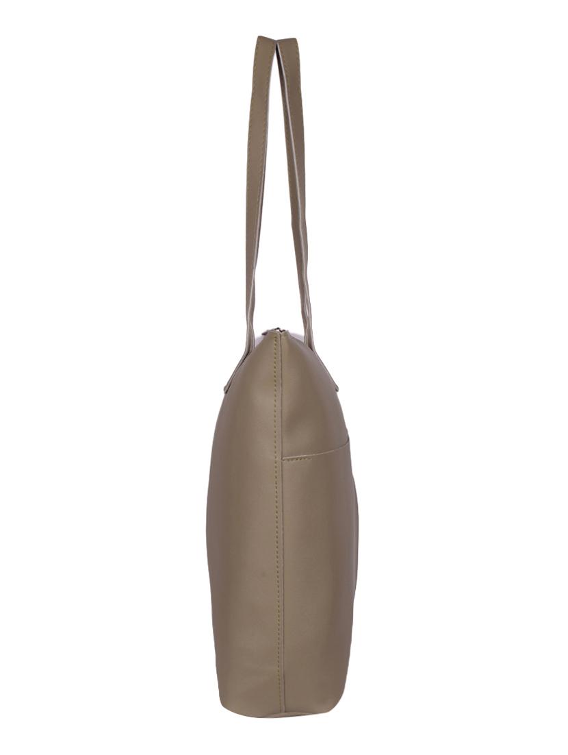green leatherette (pu) regular handbag - 16498672 - Zoom Image - 4