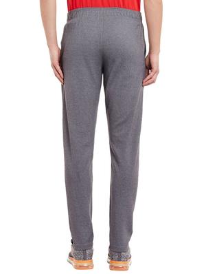 grey solid full length track pant - 16498766 - Standard Image - 3