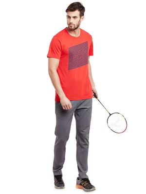 grey solid full length track pant - 16498766 - Standard Image - 4