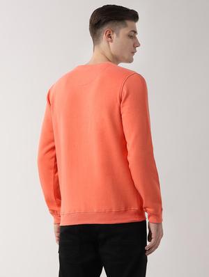 orange chest printed sweatshirt - 16499020 - Standard Image - 3