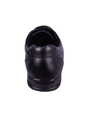 avinash handicrafts black leather lace-up derbys - 16499139 - Standard Image - 3