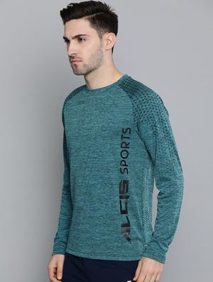 teal typographic print t-shirt - 16499546 - Standard Image - 2