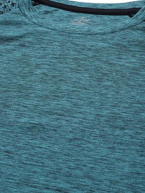 teal typographic print t-shirt - 16499546 - Standard Image - 5