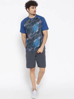 blue printed raglan t-shirt - 16499550 - Standard Image - 4