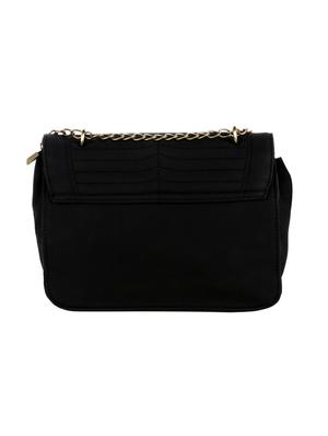 black leatherette (pu) regular sling bag - 16499892 - Standard Image - 2