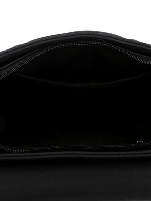 black leatherette (pu) regular sling bag - 16499892 - Standard Image - 3