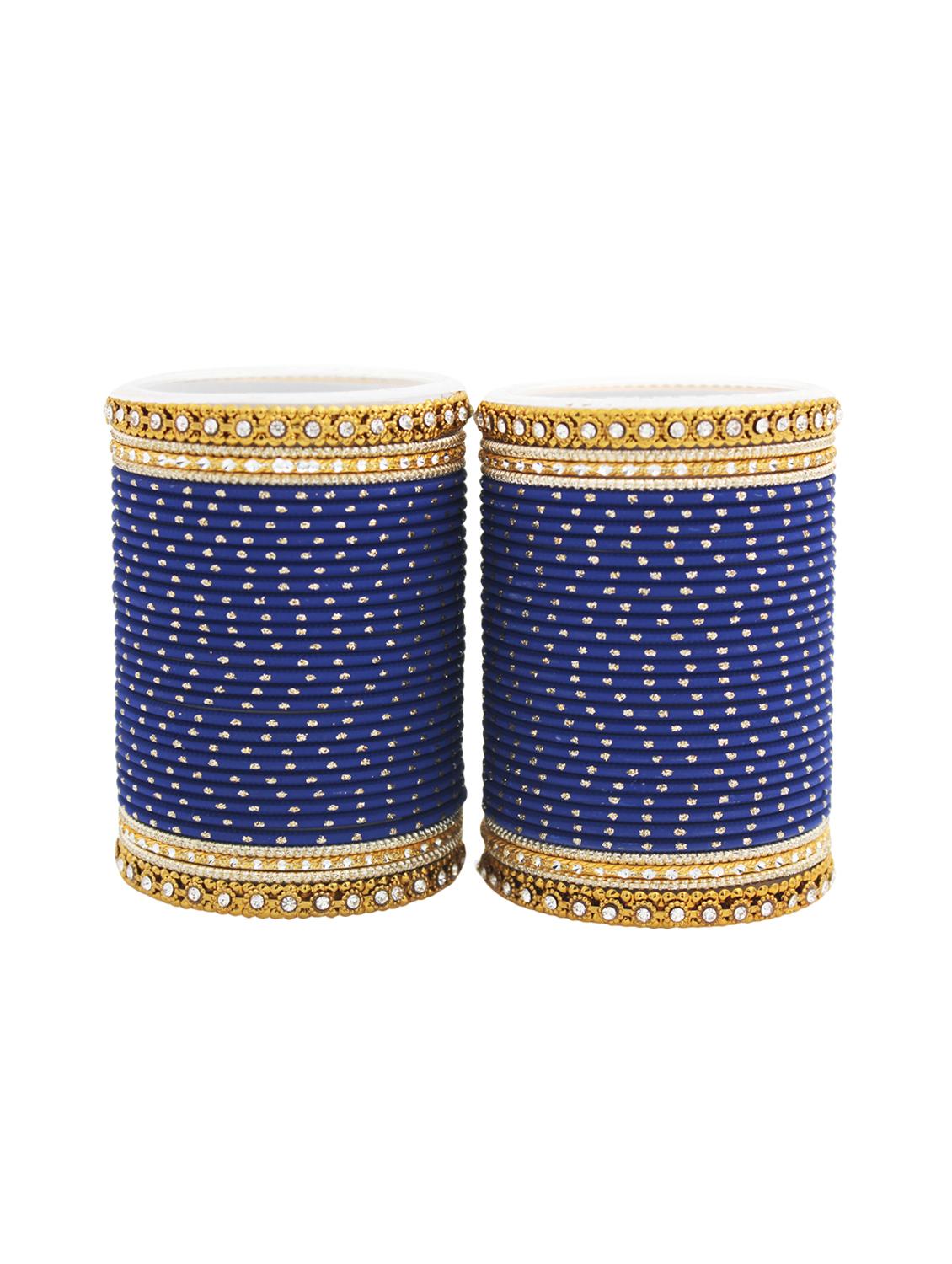 blue metal bangle - 16500189 - Zoom Image - 1